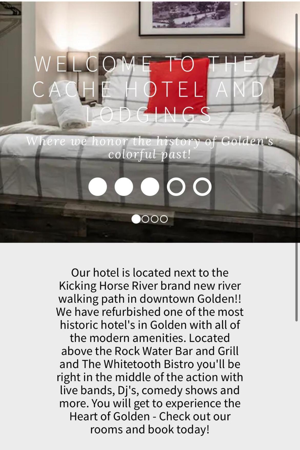 The Cache Hotel And Lodgings 戈尔登 外观 照片